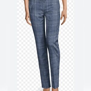 Simply Styled Women's Knit Jacquard Business Pants, Navy, Size Small